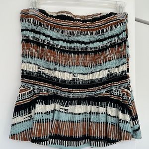 Anthro cute strapless top NEW